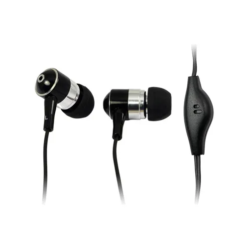 In Ear Stereo Headset 2x 3,5mm Klinke Kopfhörer Mikrofon Smartphone MP3 Player