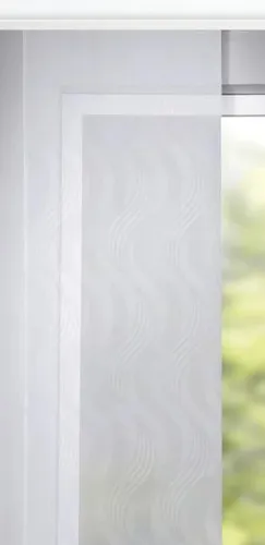 Produktbild Neusser Collection Flächenvorhang Welle weiß, 60 x 280 cm  Flächenvorhang