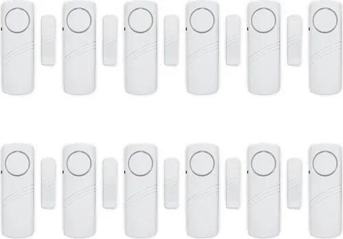 bis 36 Stück Türalarm Fensteralarm Alarmanlage Sirene Alarm Einbruchschutz passend für Fenster Tür 12 Stück 1