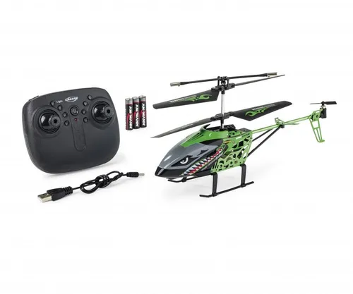 Carson 500507174 Easy Tyrann 280 – RC Heli für Einsteiger, 100% RTF in Grün - RC-Modelle – Einsteigerfreundlicher Helikopter mit robuster Bauweise, perfekt für Kinder ab 12 Jahren und bereit für den sofortigen Flugspaß.