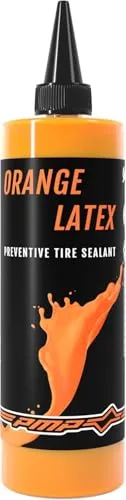 PMP Orange Latex - Tubeless Milch Reifendichtmittel Pannenschutzflüssigkeit für schlauchlose MTB- und Rennrad. Ihre Pannenversicherung