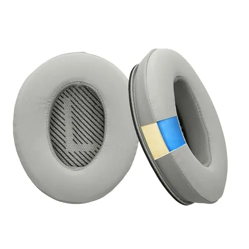 kwmobile 2X Ohr Polster kompatibel mit Bose Quietcomfort 35 35II 25 15 / QC35 QC35II QC25 QC15 - Ohrpolster Kopfhörer - Kunstleder Polster für Over Ear Headphones - Cooling Effekt