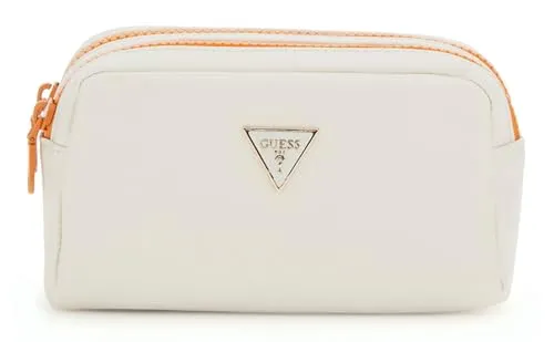 GUESS Double Zip Stone Multi Damen-Henkeltasche in pink von GUESS