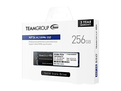 Produktbild Team Group MP34 SSD 256GB M.2 NVMe