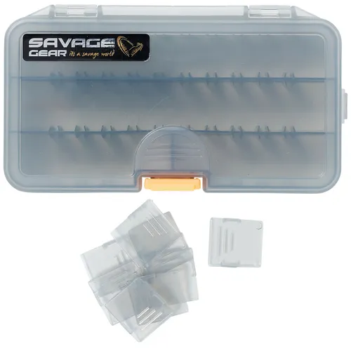 Produktbild Savage Gear Tacklebox Smoke Lurebox 16,1x9,1x3,1cm, Angelbox, Box für Kunstköder