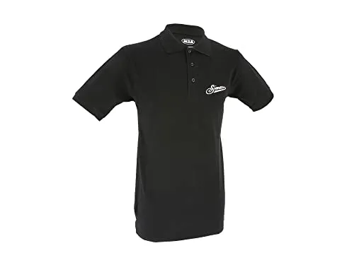 Polo-Shirt - Schwarz mit SIMSON-Logo Weiß - Gr. XL
