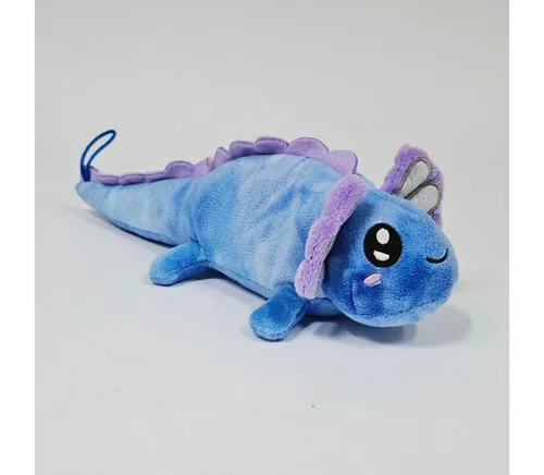 soma Kuscheltier Axolotl Kuscheltier Echse Molch Figur Plüsch XL 25 cm Püsch blau neu (1-St), Axolotl Plüschtier Molch Kuscheltier Figur Plüschtier Wassertier