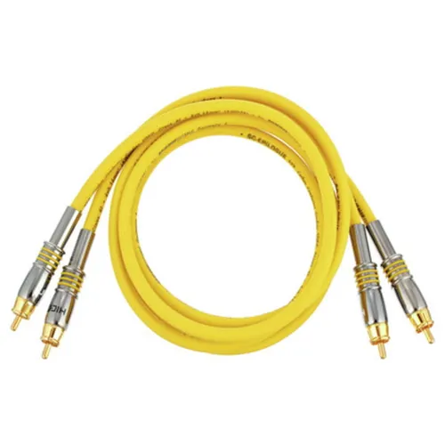 Sommer Cable Epilogue RCA Cable 1,0 - HiFi-Kabel mit neutralem, verfärbungsfreiem Klangbild; ideal für höchste Ansprüche in Studio- und HiFi-Anwendungen; konfektioniert mit hochwertigen, vergoldeten Steckern für perfekte Signalübertragung.