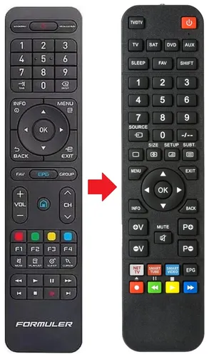 Fernbedienung geeignet für FORMULER Z-PRIME