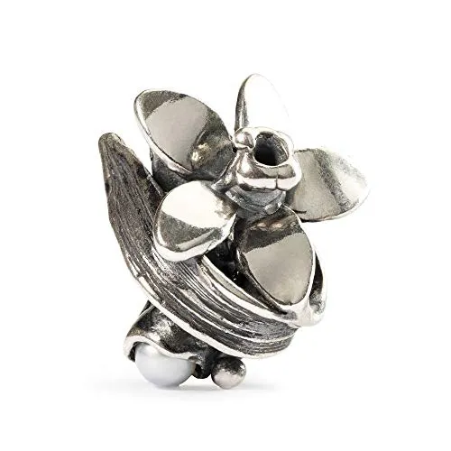 Trollbeads Damen-Bead 925 Sterling Silber weiß von Trollbeads