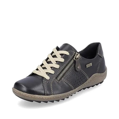 Remonte Damen Sneaker R1437, Wasserabweisende Schnürschuhe mit Plateausohle - Wanderschuhe mit remonteTEX Technologie für optimale Wasserabweisung und herausnehmbarer Innensohle, ideal für aktive Frauen.