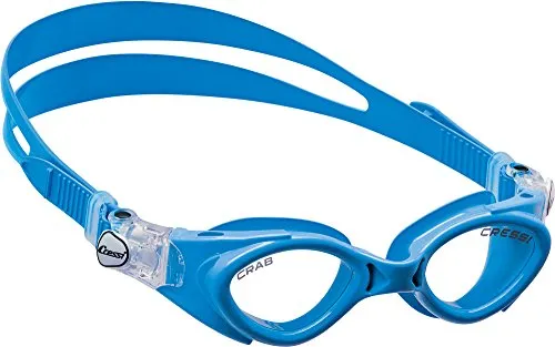 Cressi Kinder Schwimmbrille Crab, Blau, One Size, DE203122 von Cressi