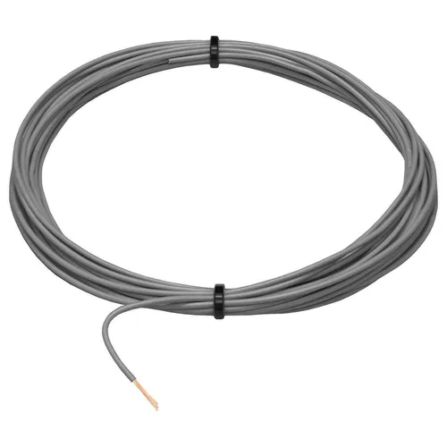 10m FLRY Fahrzeugleitung grau 0,5mm² rund Kabel Litze KFZ Stromkabel