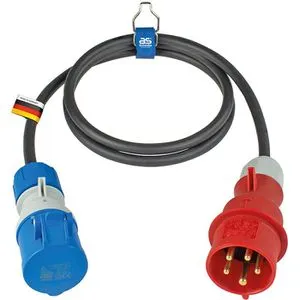 as-Schwabe CEE-Adapter Caravan 61391, 1,5 m in blau von as - Schwabe