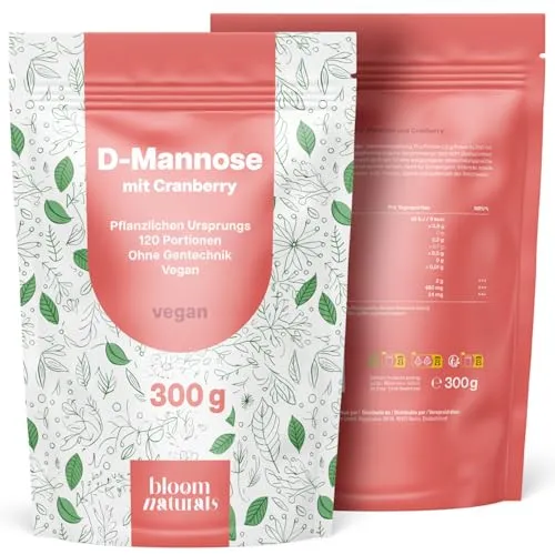 D-Mannose Pulver mit Cranberry – 300g hochdosiert