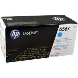 HP Toner CF461X 656X Cyan - Hohe Kapazität für professionelle Druckergebnisse - Toner für HP Color LaserJet Enterprise, original und langlebig mit ca. 22.000 A4-Seiten bei 5% Deckung - ideal für hohe Druckvolumen.