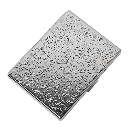 HAPUTDY RFID Metall Blocking Kreditkartenhalter/Reise Geldbörse/Schutzhülle für 5 Kreditkarten (Silber)