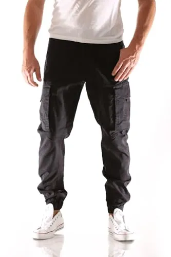 Herren Jack & Jones Cargo Jogger Pants Paul Flake AKM 542 - Wanderhosen mit praktischen Beintaschen, ideal für lässige Looks oder stilvolle Outfits, schmale Passform mit niedrigem Bund für optimalen Tragekomfort.