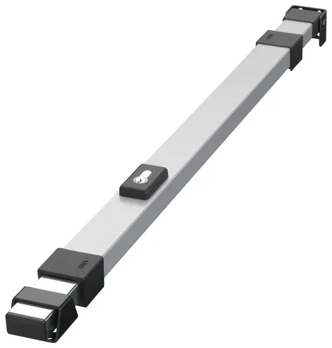 ABUS Panzerriegel PR1500 - Türsicherung für 78-104 cm - Robuster ABUS Panzerriegel PR1500 aus Stahl, ideal gegen Aufhebeln. Mit Wendeschlüssel und Sicherheitslevel 8, perfekt für sichere Türsicherungen.