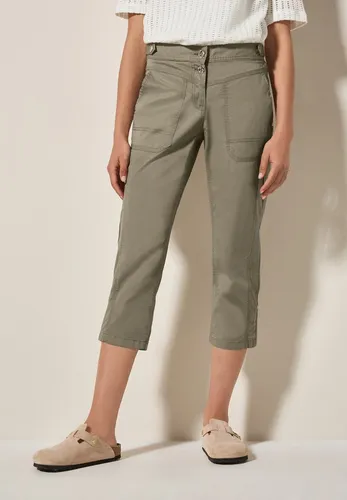 Cecil Damen B378678 Hose, Smoky Taupe, 29 EU - Damen-Hosen im Casual Fit mit Mid Waist und Slim Legs, ideal für den Alltag, aus bequemem Baumwollmix mit Stretchanteil für optimalen Tragekomfort.