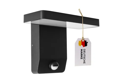 Maxkomfort Außen-Wandleuchte 3015 mit Bewegungsmelder - Moderne LED Außenwandleuchte in Weiß oder Schwarz, 900 Lumen und optional mit Bewegungsmelder für mehr Sicherheit und Komfort im Außenbereich.