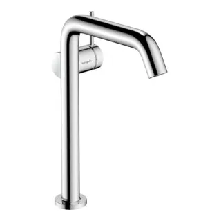 hansgrohe Tecturis S Einhebel-Waschtischarmatur 240 - Waschtischarmaturen mit wassersparender CoolStart-Technologie und Push-Open Ablaufgarnitur, ideal für Aufsatzwaschtische und energieeffizient im Gebrauch.