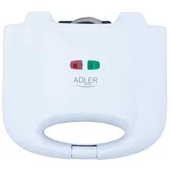 ADLER Waffeleisen 700 W – Kompaktes Design für 2 quadratische Waffeln - Waffeleisen mit präziser Thermostatsteuerung für perfekte, knusprige Waffeln. Die Antihaftbeschichtung sorgt für müheloses Backen und einfache Reinigung.