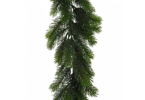 Winterliche Kunstpflanze Künstliche Tannengirlande 165cm Girlande aus Kunststoff, Fuchs Versand 24/7