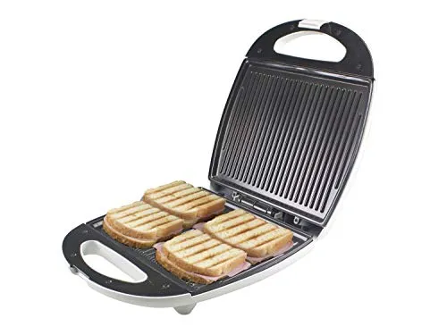 BEPER 90.620 Sandwichtoaster,Toasteur, Kunststoff Mehrfarbig 29,5 x 12,5 x 34 cm