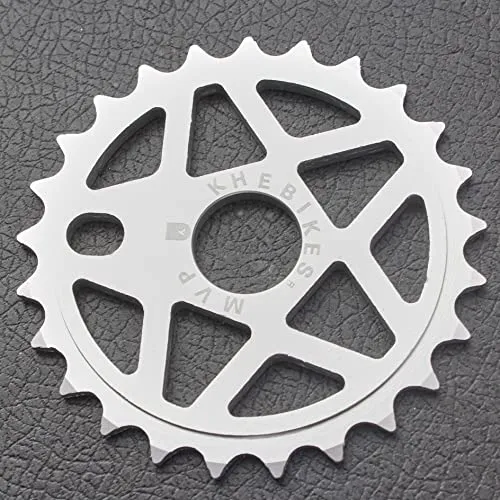 KHEbikes KHE BMX Kettenblatt 25 Zähne 7005 Aluminium matt Silber Dicke 5mm CNC nur 54g