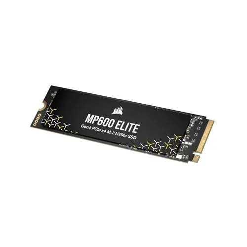 Corsair MP600 ELITE 4 TB SSD - Intern M.2 2280 - Festplatte mit 4 TB Speicherkapazität, blitzschnellen PCIe 4.0 Geschwindigkeiten für optimale Performance und Gaming-Erlebnisse.
