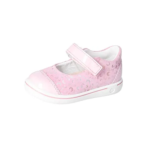 RICOSTA Baby Mädchen Riemchenballerinas Corinne,Kinder Lauflernschuhe,WMS:Mittel,lose Einlage,Mary-Jane,Ballerinen,Halbschuhe,Blush (311),21 EU