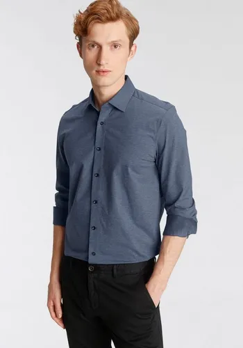 OLYMP Langarmhemd Luxor 24/Seven modern fit Jerseyshirt mit geruchshemmenden Materialeigenschaften