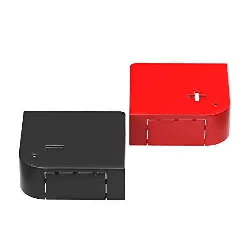 Batterie Polabdeckung Pol Schutzkappe Kappen + Plus - Minus Abdeckung Isolierkappe PKW KFZ Schwarz Rot