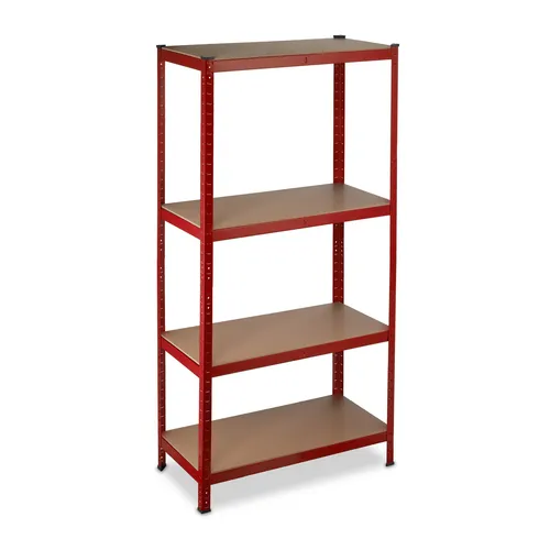 2x Schwerlast-Steckregal mit 4 Böden - 700 kg Tragkraft - Regalsysteme, ideal für Lagerung und Organisation, bietet hohe Stabilität und eine Tragkraft von 700 kg für schwere Lasten.