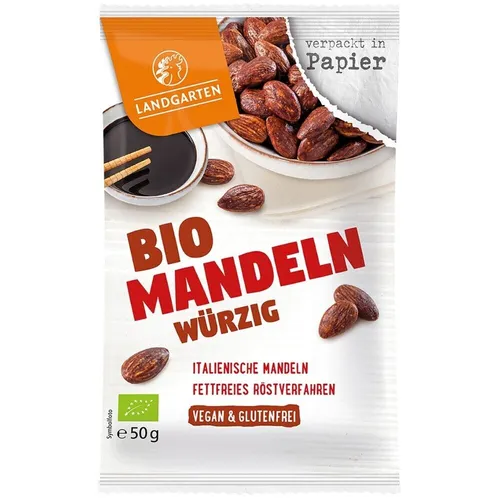 Würzige Bio-Mandeln 50g | LANDGARTEN