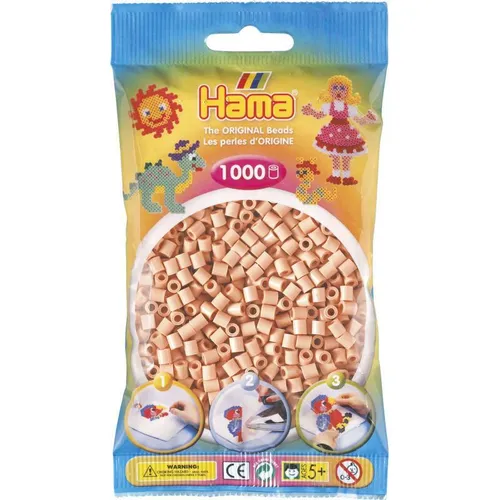Original HAMA Bügelperlen midi 1000Stk. 207-26 Hautfarben Lachs Neu OVP