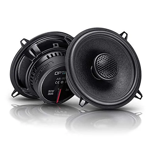 Option AIR 130x - 13cm 2-Wege Koaxial Lautsprecher-System - 25mm Hochtöner mit Gewebekalotte - 70 Watt RMS, 3 Ohm