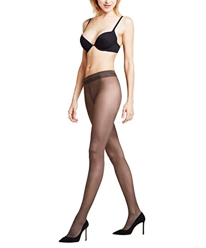 FALKE Damen Strumpfhosen Seidenglatt 40 DEN, Semi-Blickdicht, Leicht Glänzend, 1 Stück, Beige (Powder 4169), Größe: L