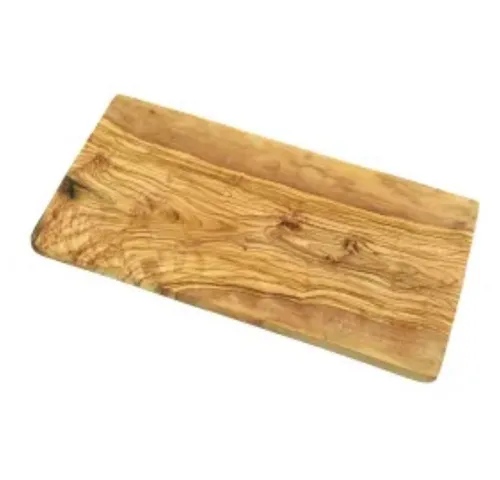 Olivenholz-erleben Frühstücksbrett eckig, mit gerader Kante aus echtem Olivenholz, ca. 25 x 15 cm, (1-St), Praktischer und schöner Alltagsbegleiter, immer ein Unikat