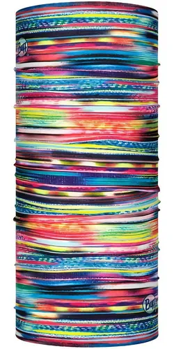 Buff Coolnet Uv+ Junior Legend Multi - Sturmhaube für Kinder, aus atmungsaktivem Material mit UV-Schutz, ideal für Outdoor-Aktivitäten und Sport im Freien.