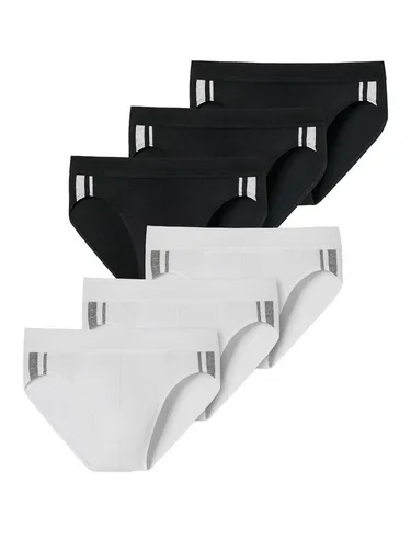 Schiesser Rioslip 95/5 Stretch (6-St) brazilslip unterhose unterwäsche