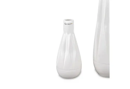 formano Dekovase Relief Zacken, Farbe: Weiß, Motiv: Zacken in weiß von formano