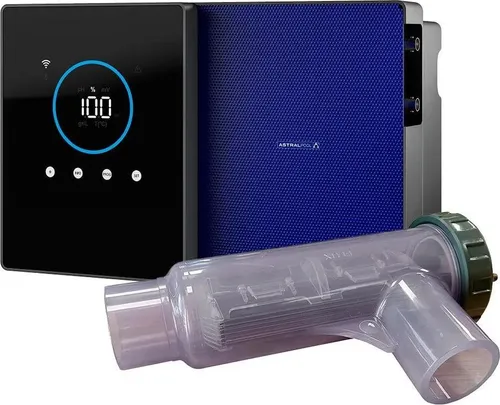 Astralpool Clear Connect 12 G/h Bis Zu 50 M³ Salzwasser-chlorinator-system Durchsichtig Durchsichtig One Size