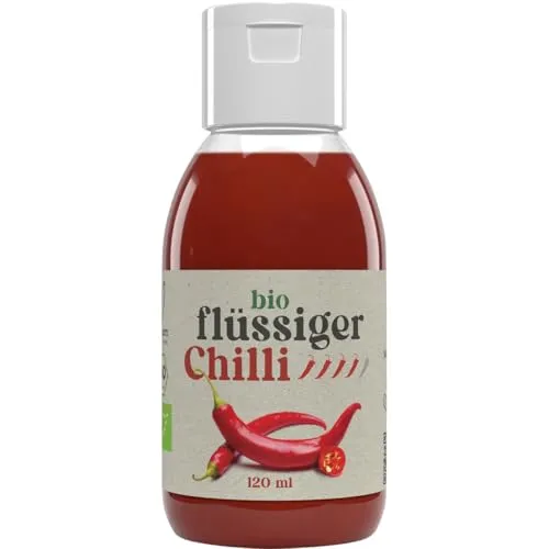Northern Greens - Flüssiger Chili EXTRA SCHARF, Bio zum würzen Squeezebottle 120g, Menge:1 Stück