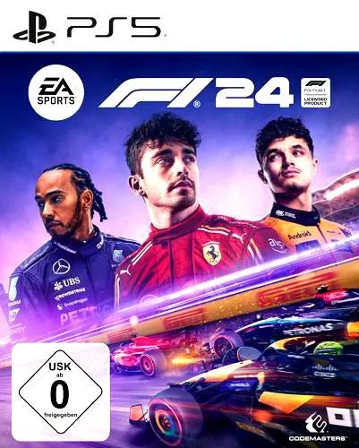 F1 24 - Sony PlayStation 5 Rennspiel - PEGI 3 - PS5-Spiel mit realistischer Grafik und packendem Gameplay, ideal für Formel 1-Fans und Rennspiel-Enthusiasten.