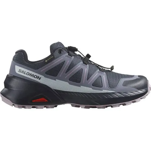 Salomon Speedcross Peak Gore-Tex Damen Wanderschuhe - Wasserdichte Damen Wanderschuhe mit GORE-TEX Innenschuh für unbesorgtes Wandern bei jedem Wetter. Das Salomon Cushioning System sorgt für optimale Dämpfung auf anspruchsvollen Trails.