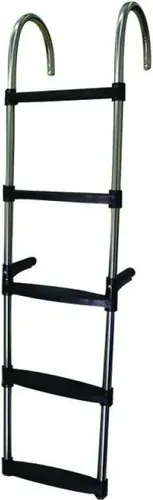 Lalizas Edelstahl Leiter Silber 5 Steps Silber 5 Steps von Lalizas