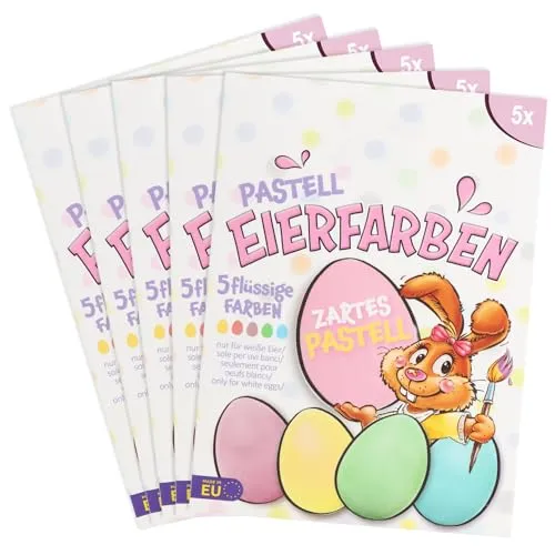 com-four® 25x Eierfarben Pastell von COM-FOUR