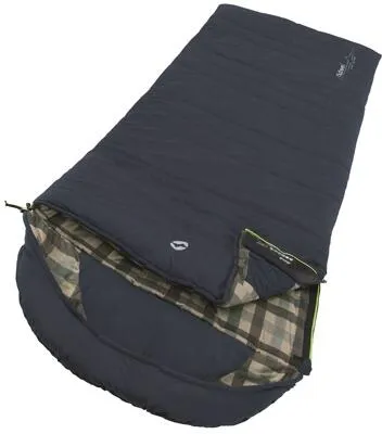 Outwell Camper Lux Deckenschlafsack, 235x90cm, dunkelblau, Zipper rechts